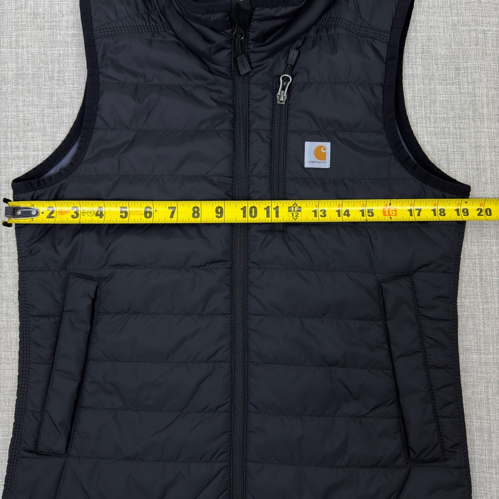 Carhartt Women Rain Defender Insulated Vest Black Relaxed Fit XS - Picture 9 of 10